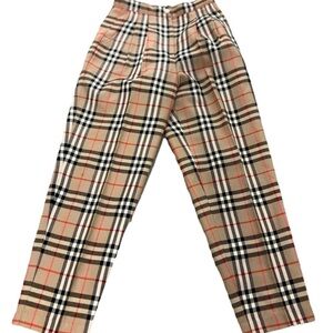 Vintage Burberrys Nova Check Trousers | Made in England | 1980s–90s | Pants